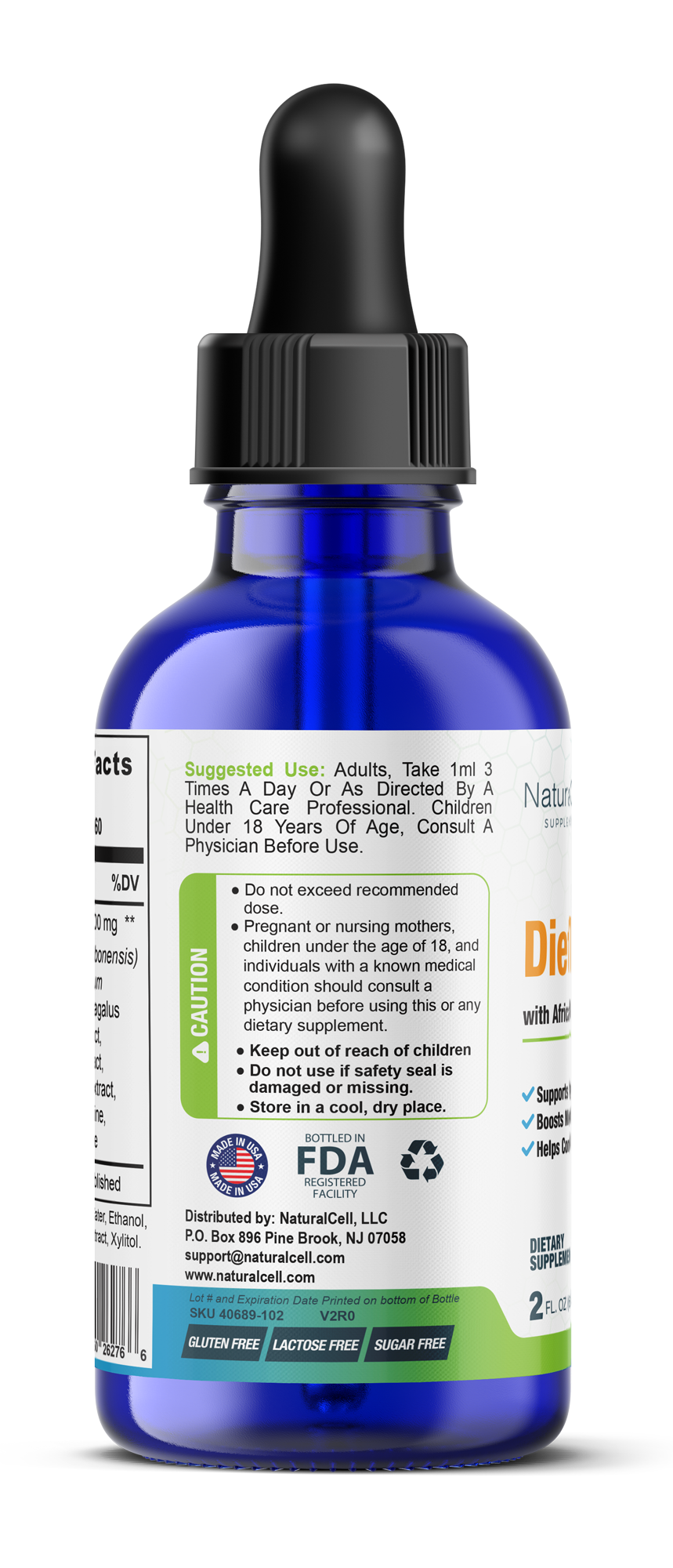 DietTrim Drops - with African Mango