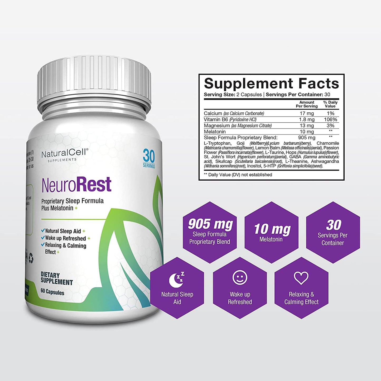 NeuroRest - Proprietary Sleep Formula